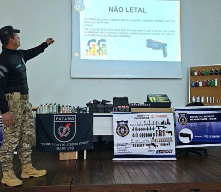 Guardas de Campo Grande treinam uso de gás de pimenta e granadas
