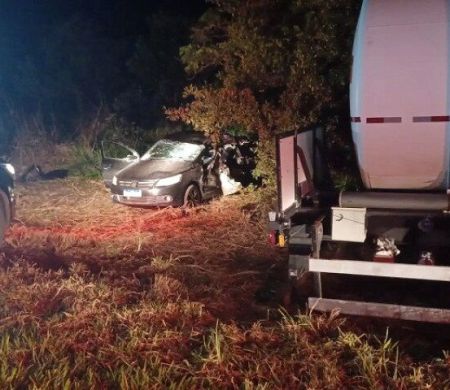 Tragédia na BR-060 mata pai e filho e deixa duas mulheres em estado grave