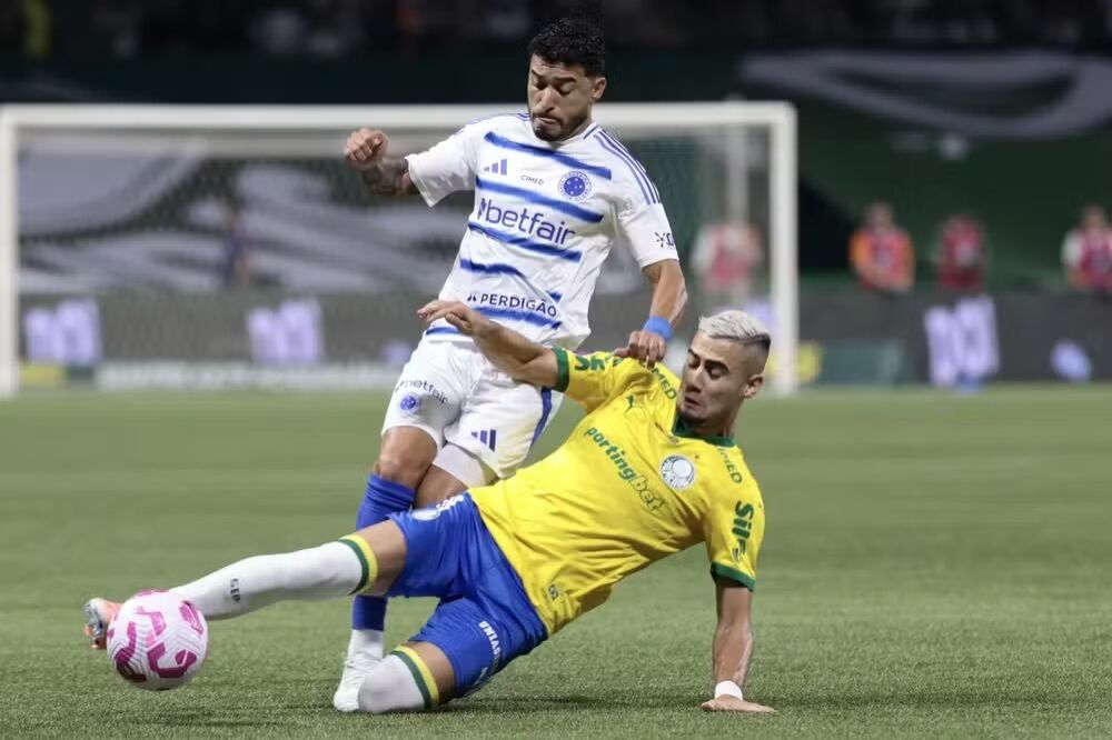 Palmeiras empatou com o Cruzeiro no Allianz Parque (Foto: Ettore Chiereguini/AGIF)