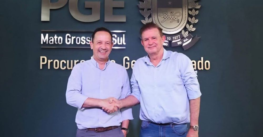 Walter Carneiro Júnior (esq) assume Casa Civil em lugar de Eduardo Rocha. (Foto: Reprodução)