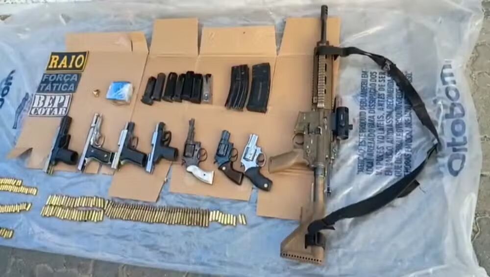 Membros do Comando Vermelho morrem em confronto com a polícia em Canindé, no Ceará (Foto: Reprodução)